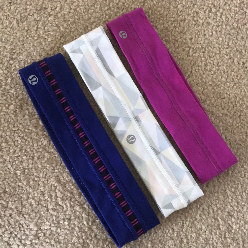 3 lululemon headbands